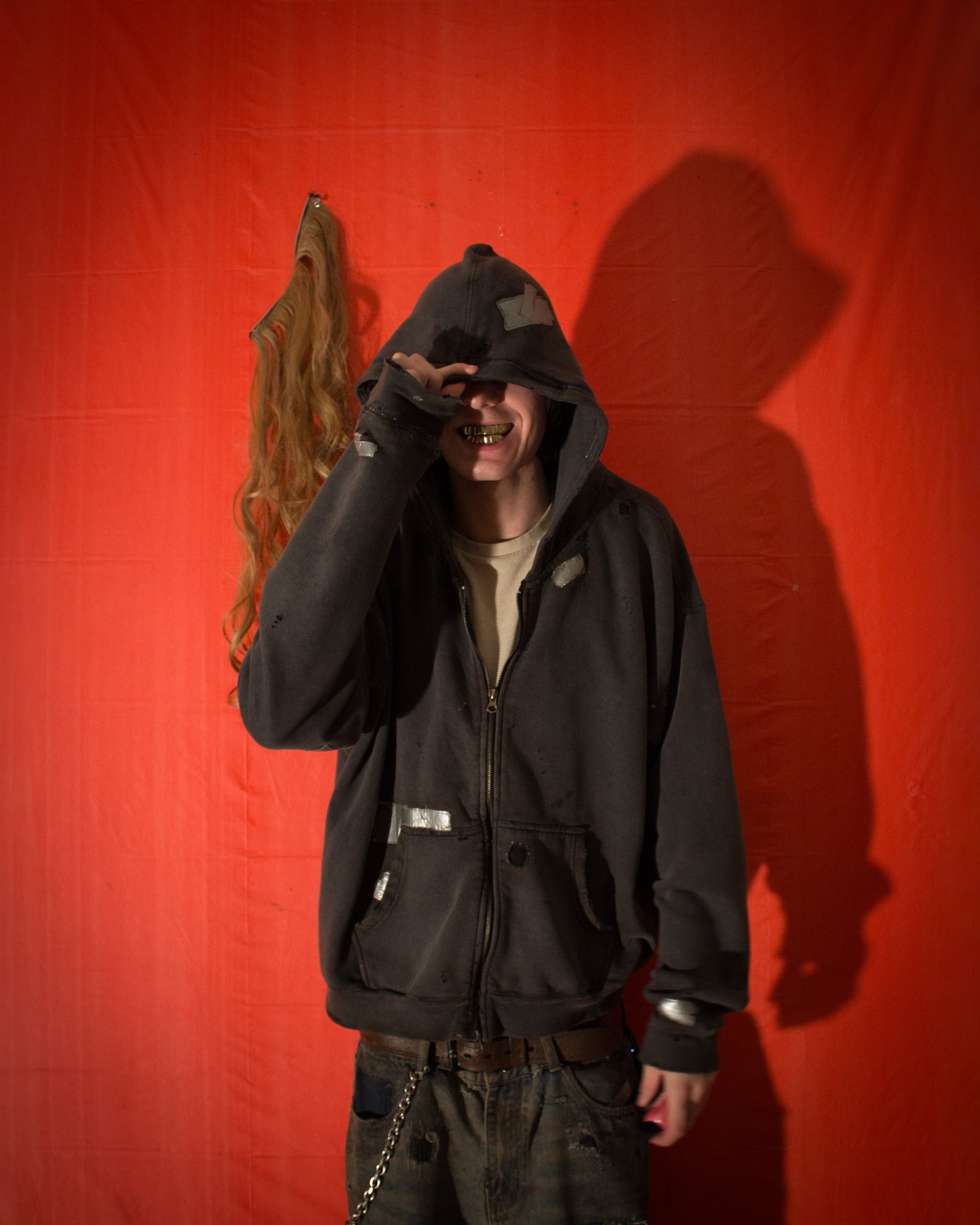 “NO HAIR” Duct Tape Jacket