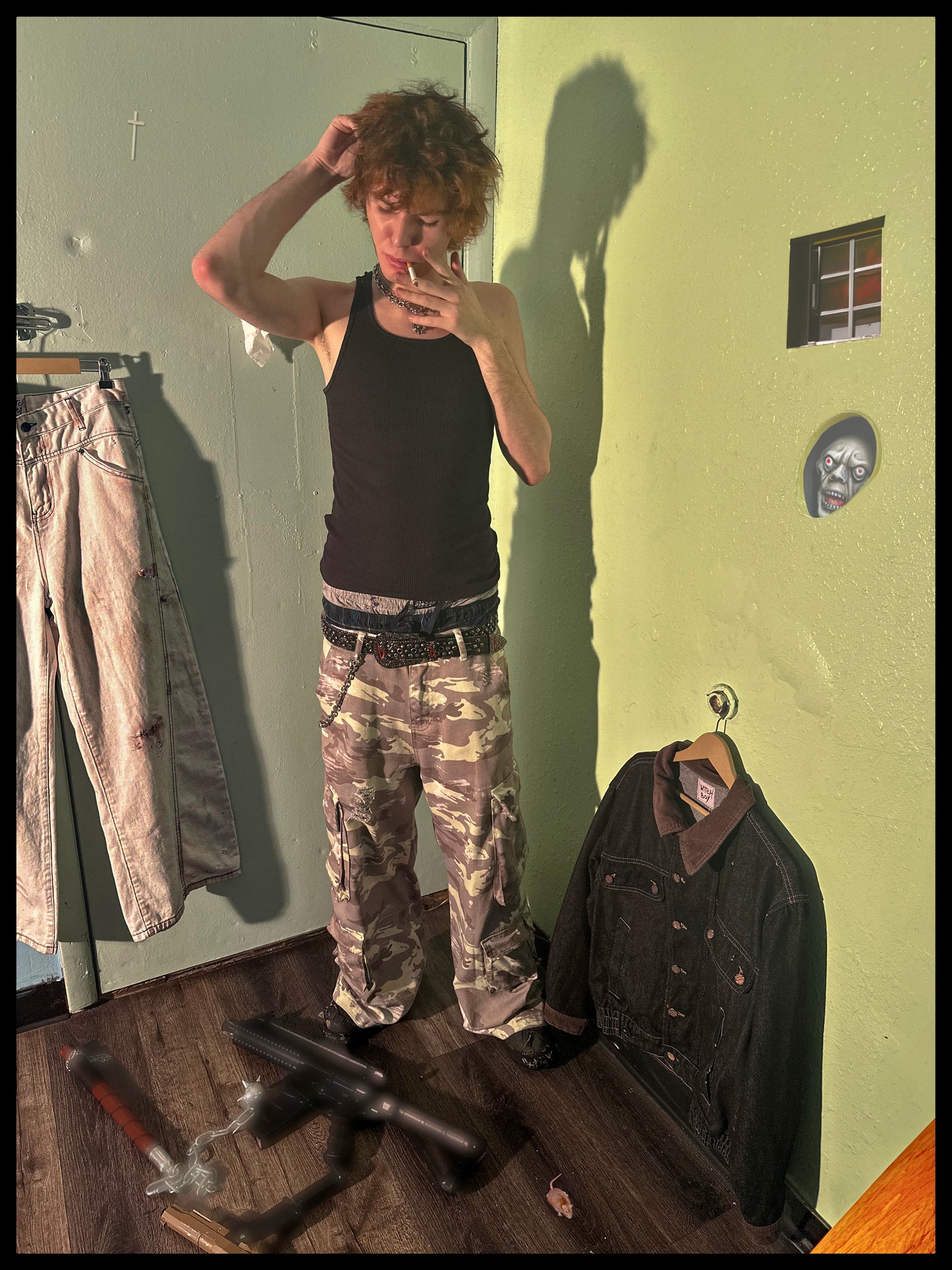 “HIDE IT WITH BLEACH” Cargos