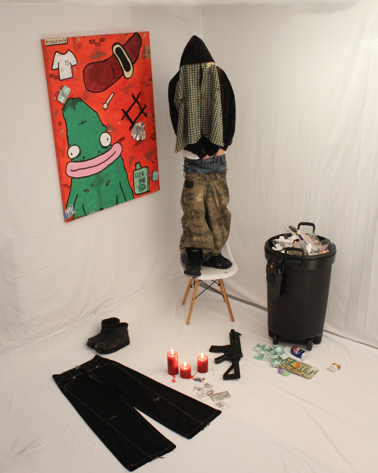 “BURRIED” Flannel Head