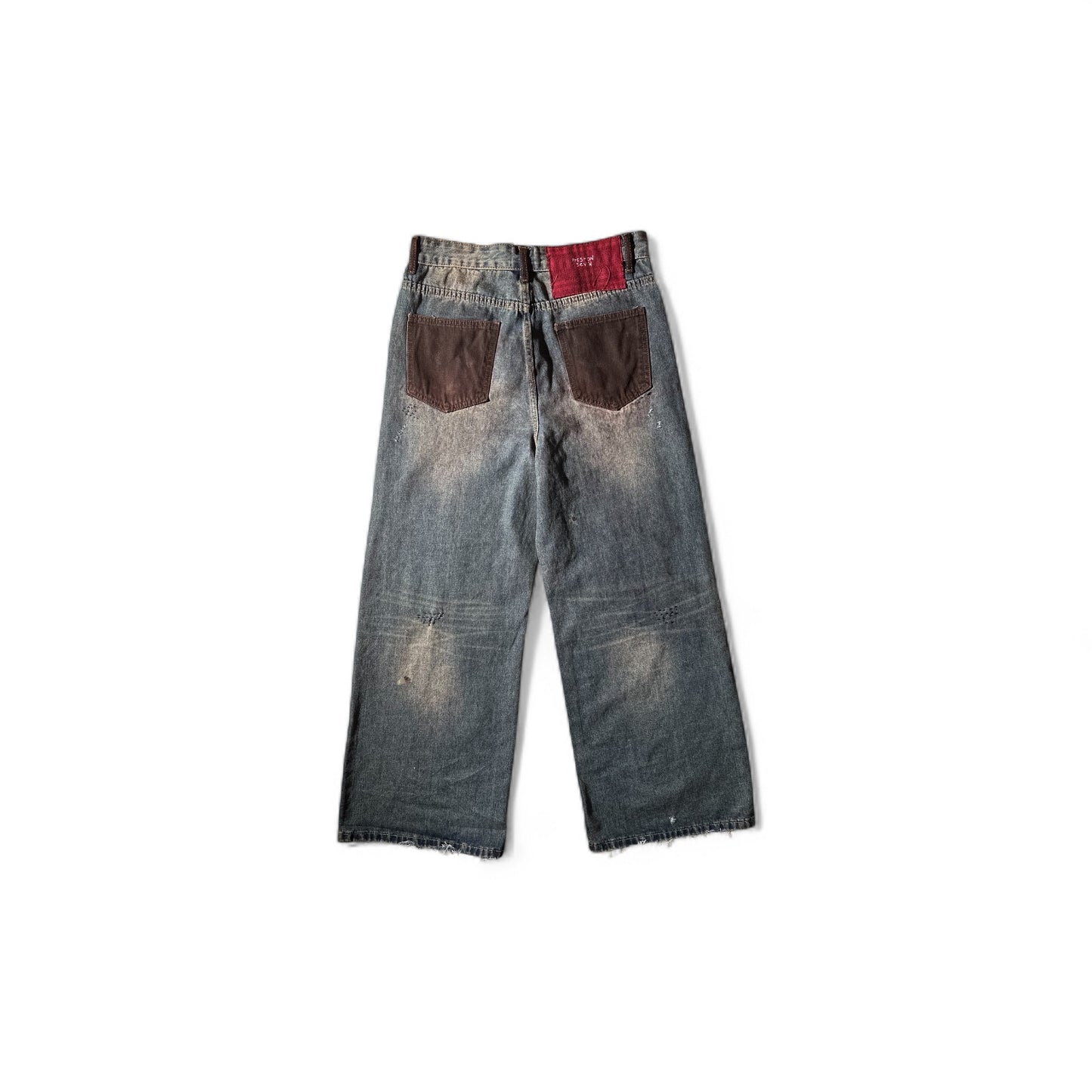 “BURN AND SHOOT THESE JEANS” Jeans