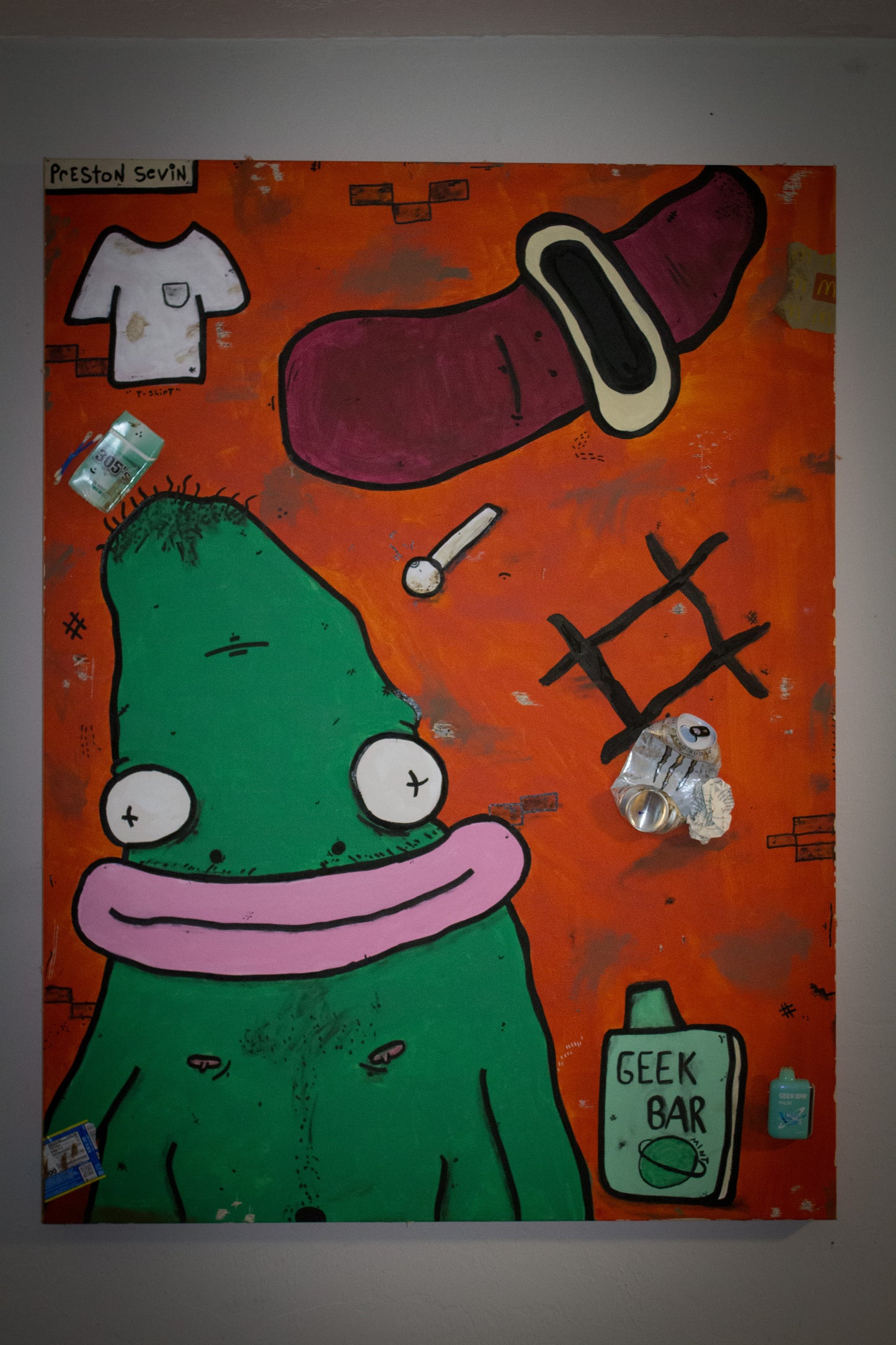 “FUCK DONALD TRUMP” Huge Canvas