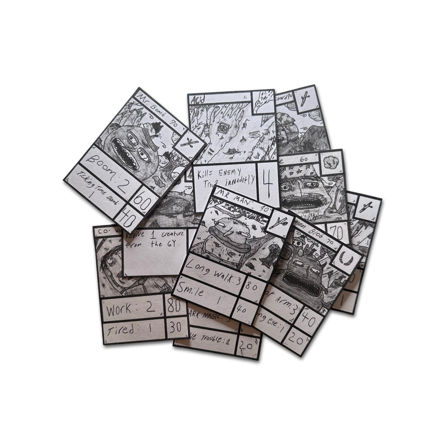 “WIZARD WARS” Trading Cards