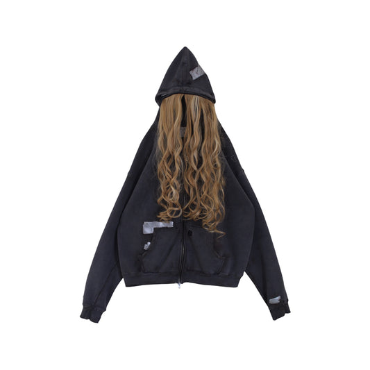 Detachable “HAIR HEAD” Duct Tape Jacket