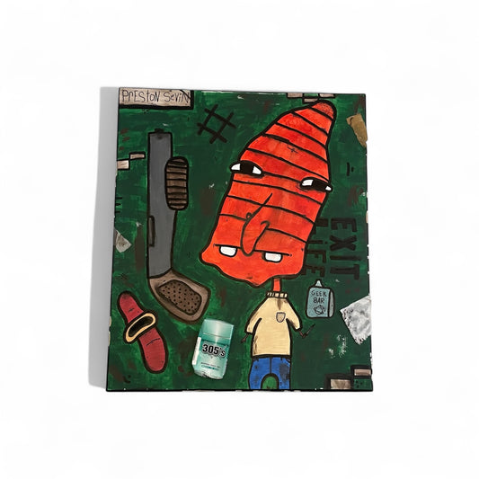 “EXIT LIFE” Medium Canvas