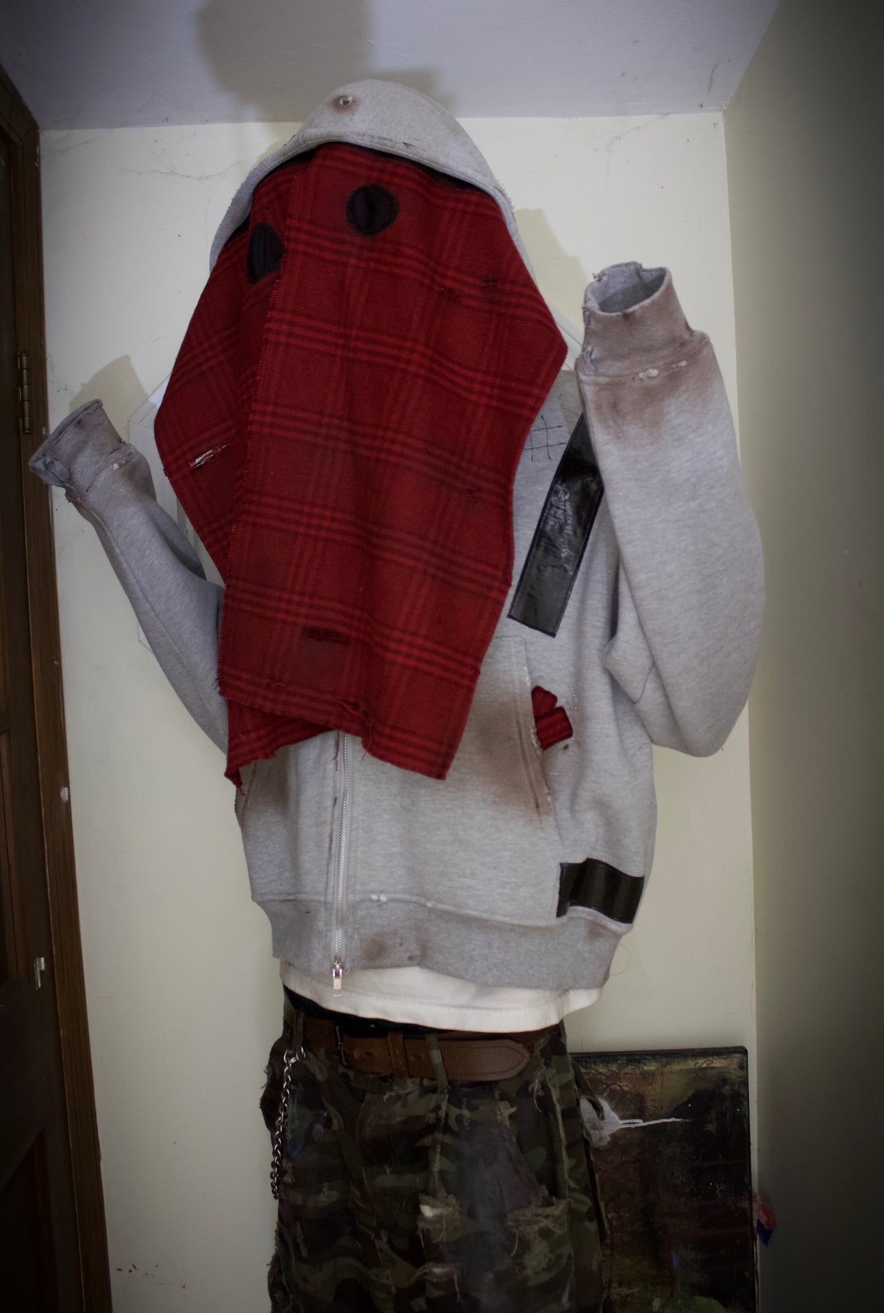“FLANNEL HEAD” Mask Zip Up