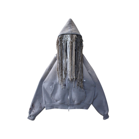 “YARN HEAD” Zip Up