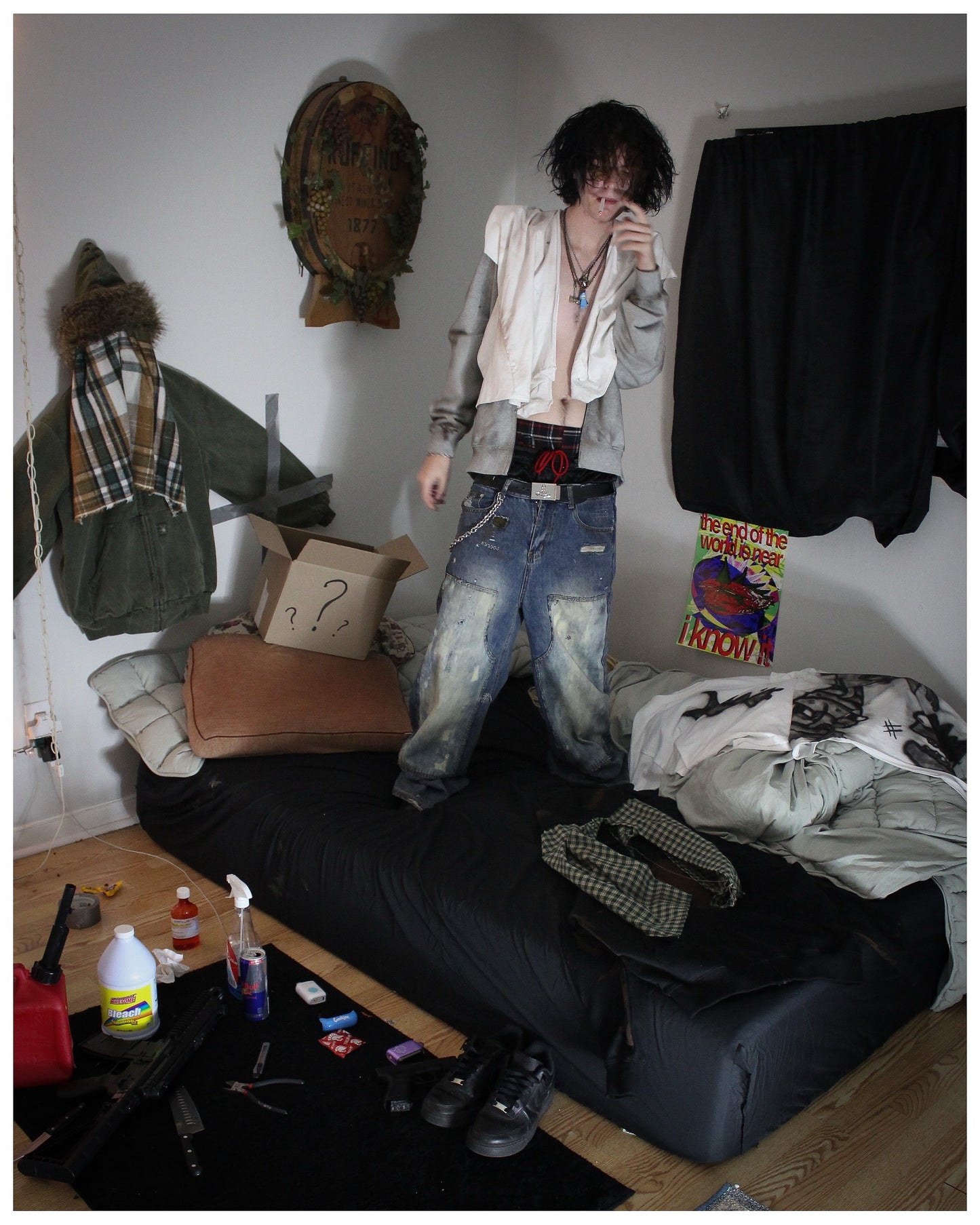 “T-SHIRT HEAD” Zip Up