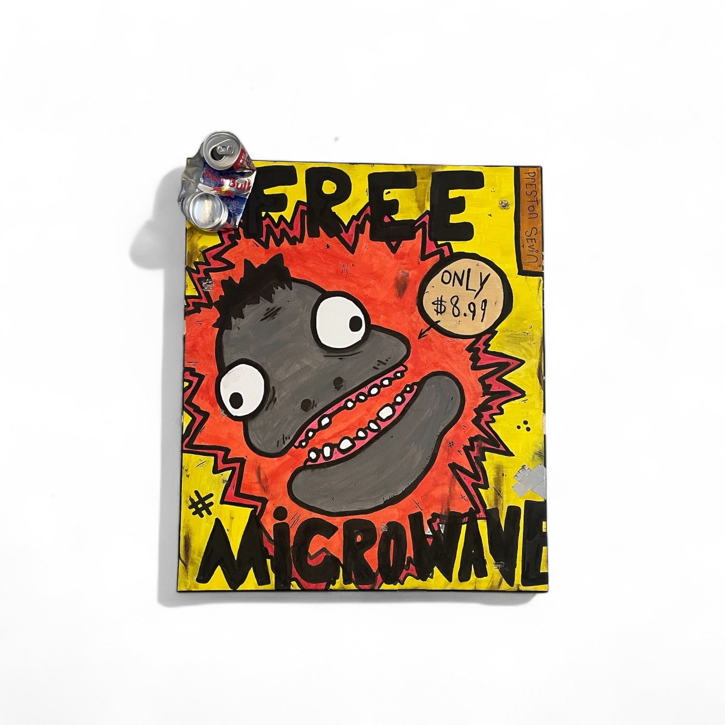 “FREE MICROWAVE” Medium Canvas