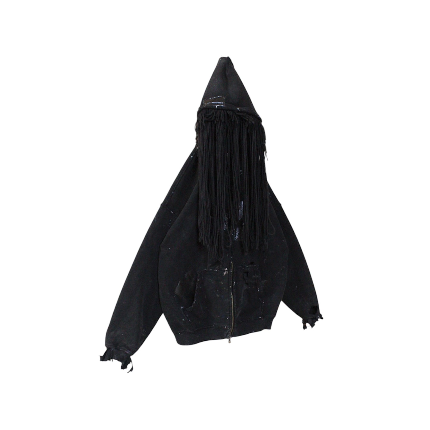 Destroyed “YARN HEAD” Zip Up
