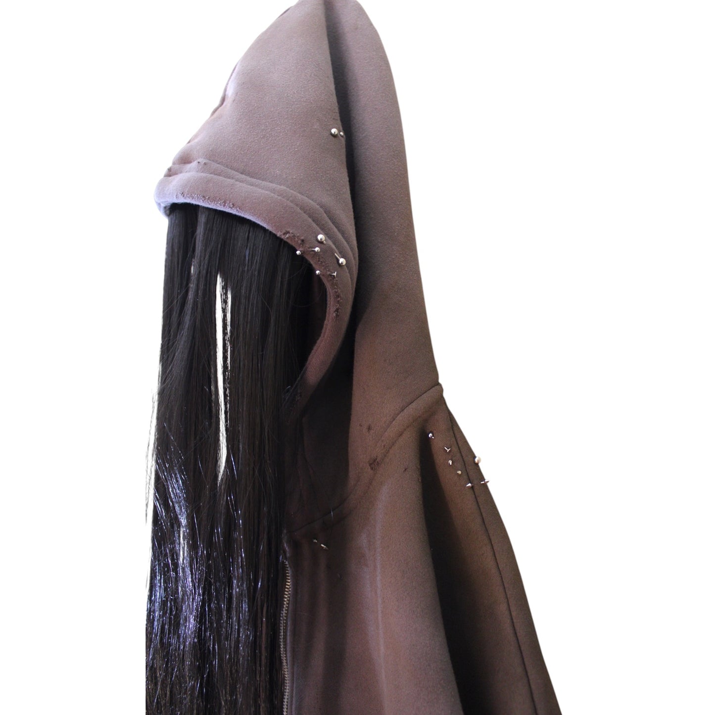 “HAIR HEAD” Piercing Zip Up