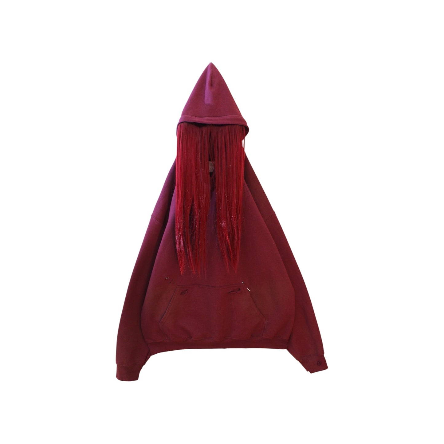 Red “HAIR HEAD” Piercing Hoodie