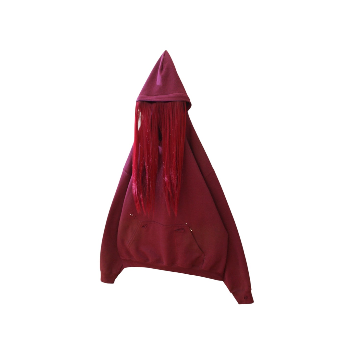 Red “HAIR HEAD” Piercing Hoodie